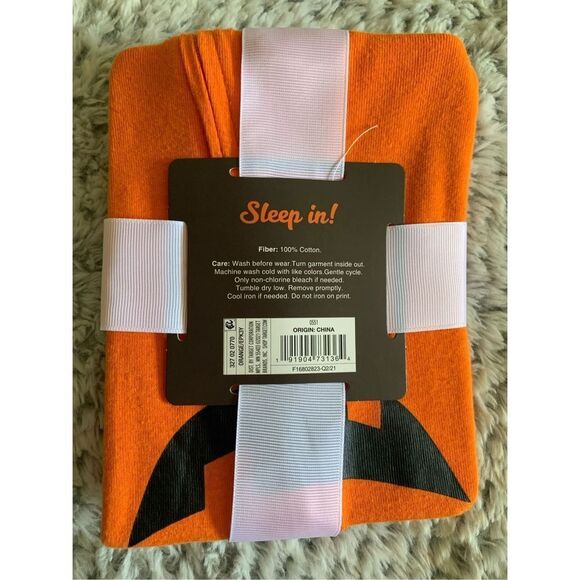 Pumpkin One Piece Sleeper 3-6mo - Picture 2 of 5